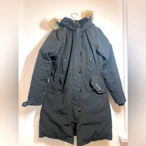 Canada Goose Kensington Parka Womens Down Black Winter Jacket Size S 💫host pick